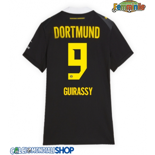 Maglie da calcio Borussia Dortmund Serhou Guirassy #9 Seconda Maglia Femminile 2026-27 Manica Corta